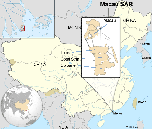 Macau mapa 615648